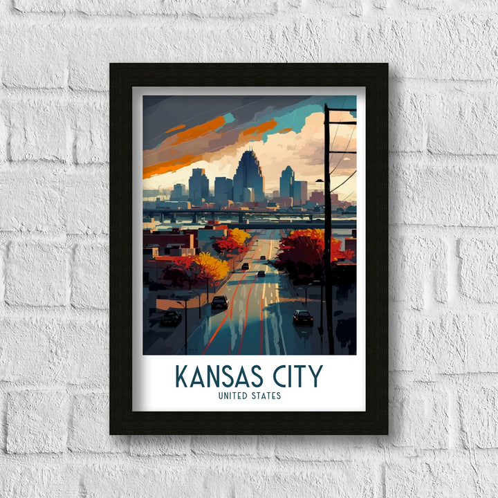 Kansas City Travel Poster