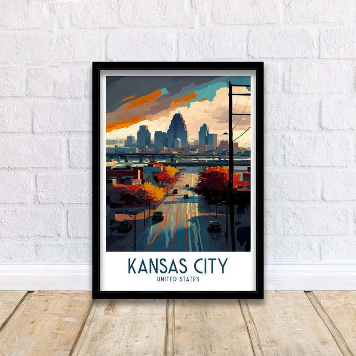 Kansas City Travel Poster