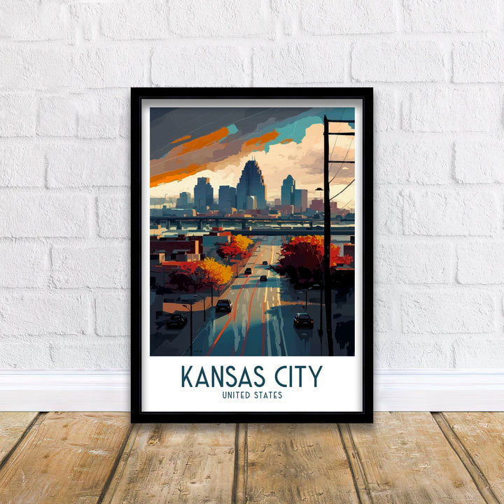 Kansas City Travel Poster