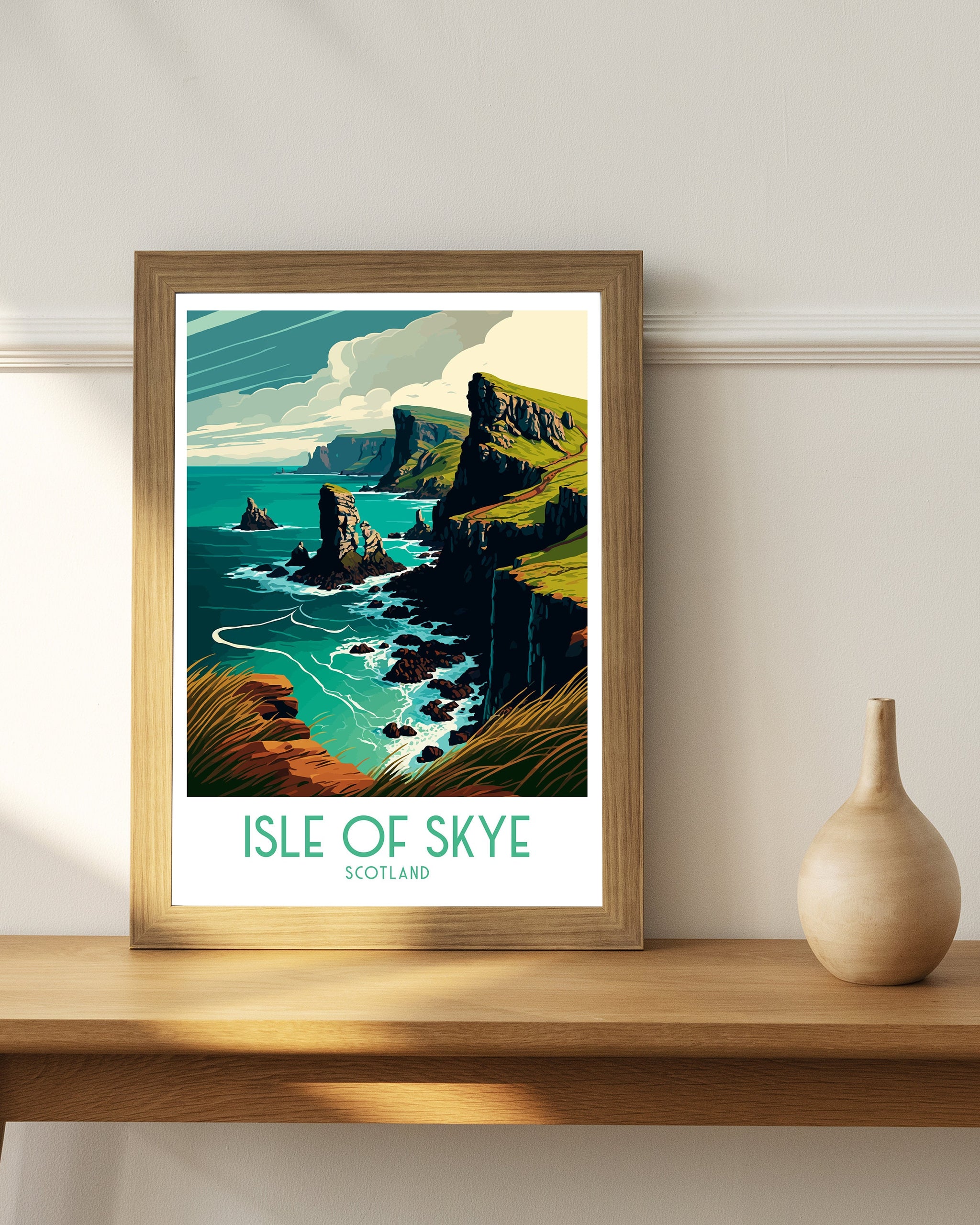 Isle Of Skye Art Print | Scotland Travel Poster