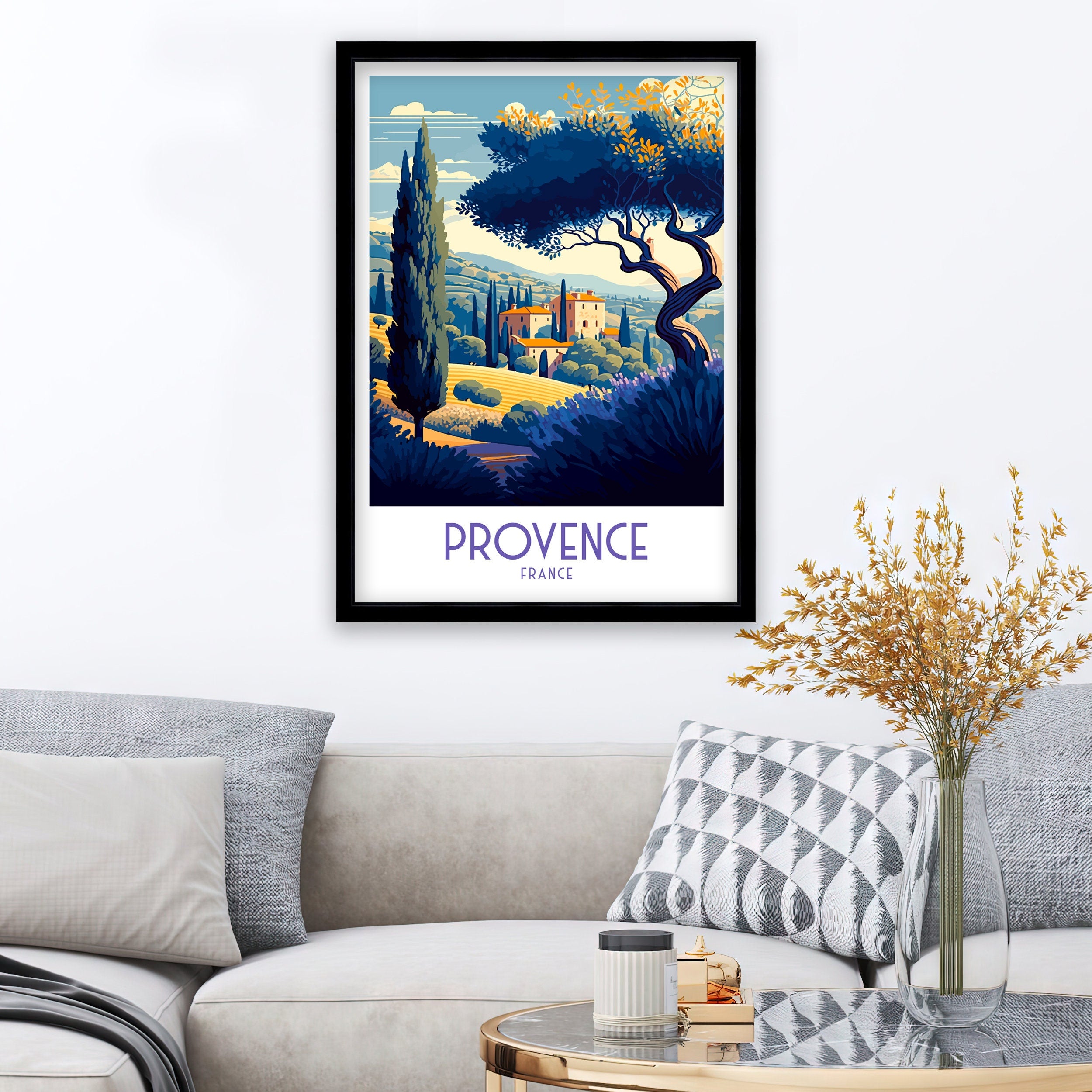 Provence France Travel Print | Landscape Wall Art