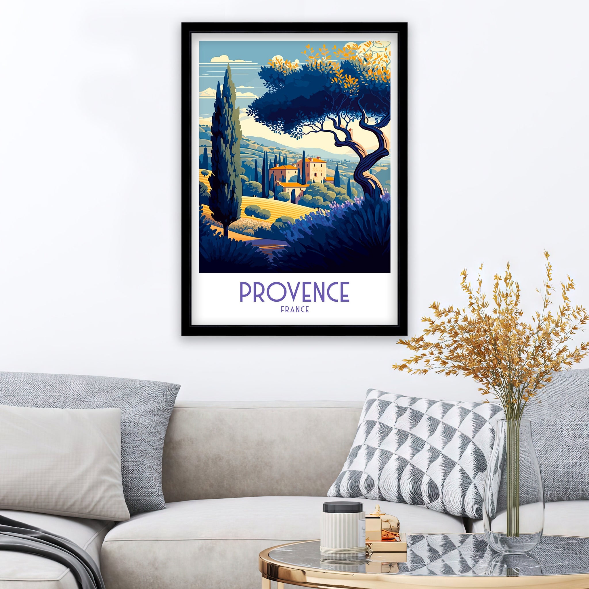 Provence France Travel Print | Landscape Wall Art