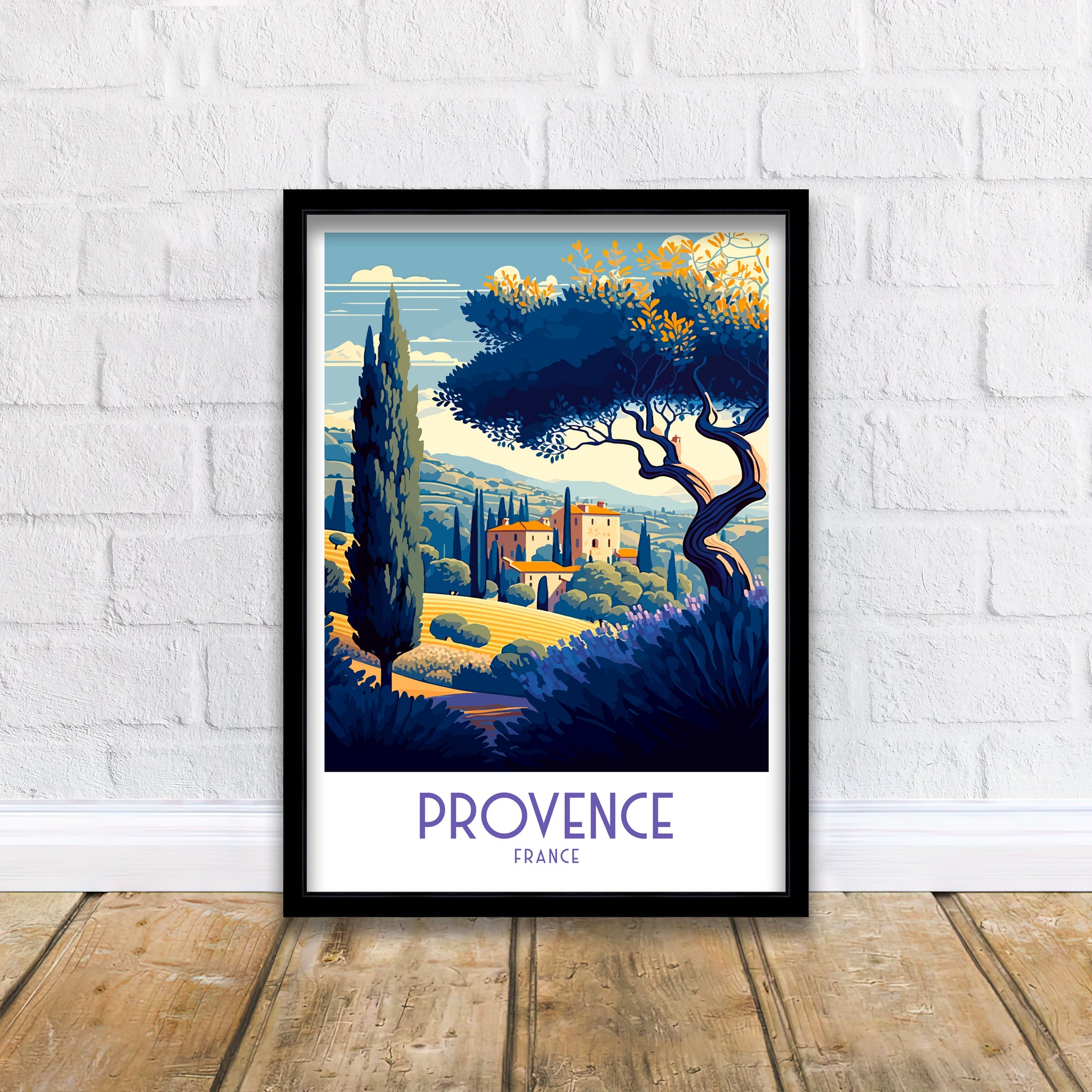 Provence France Travel Print | Landscape Wall Art
