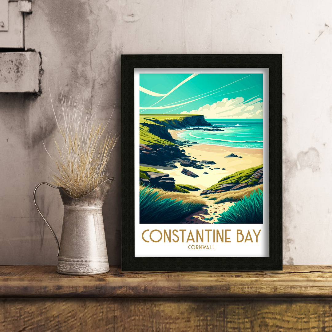 Constantine Bay Travel Poster