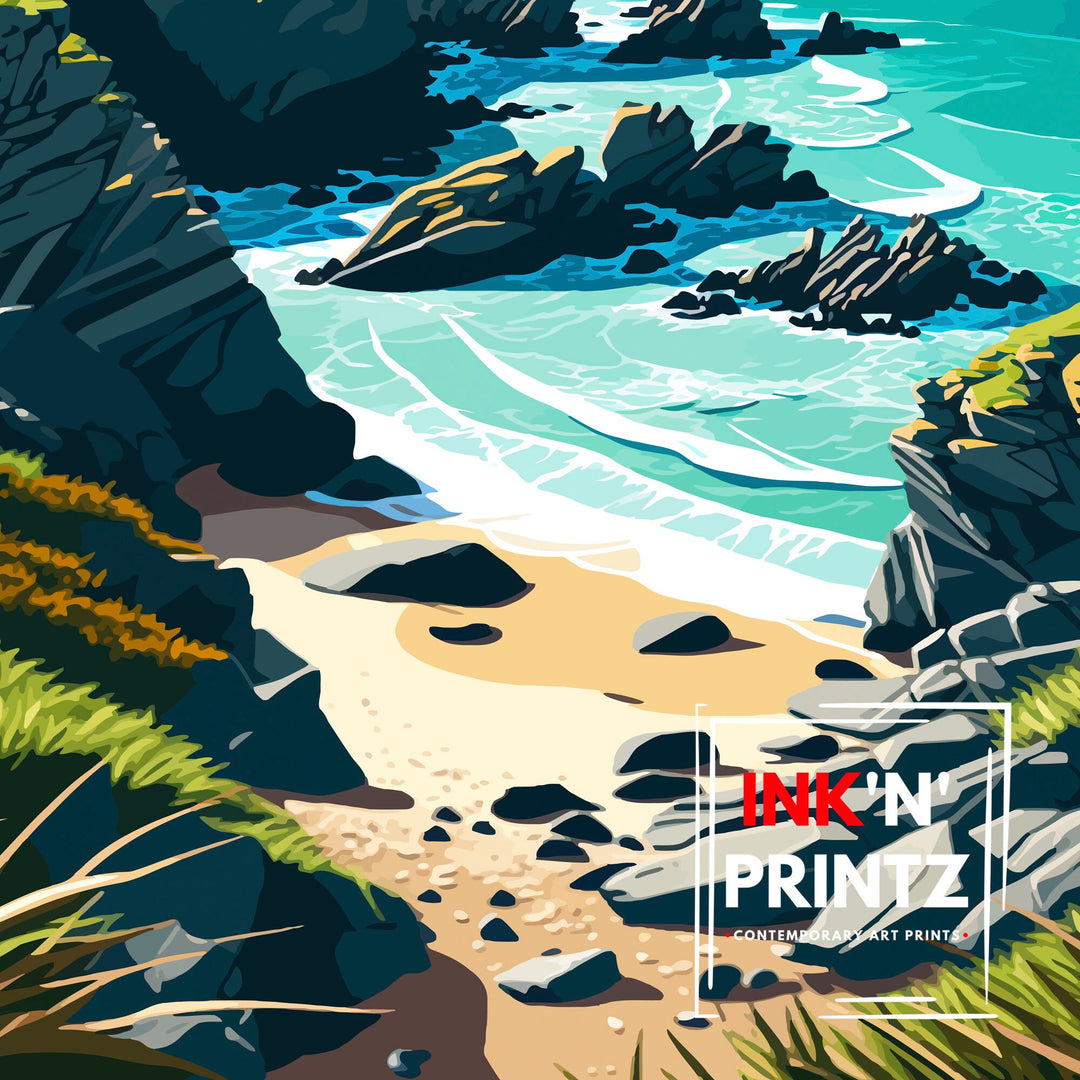 Lizard Point Travel Poster