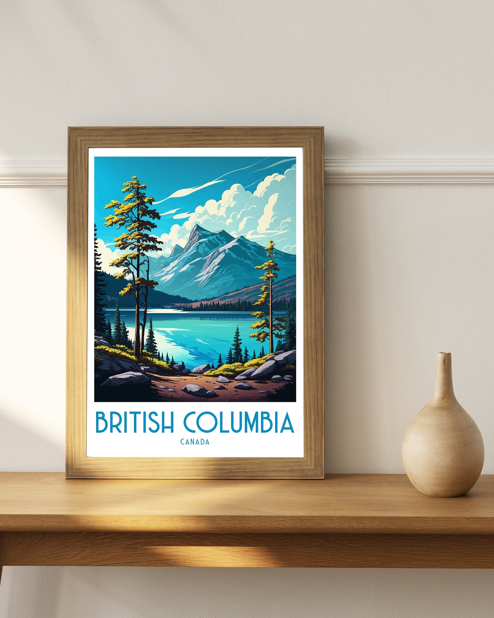 Smith Rock Oregon Travel Poster | Pacific Northwest Art Print