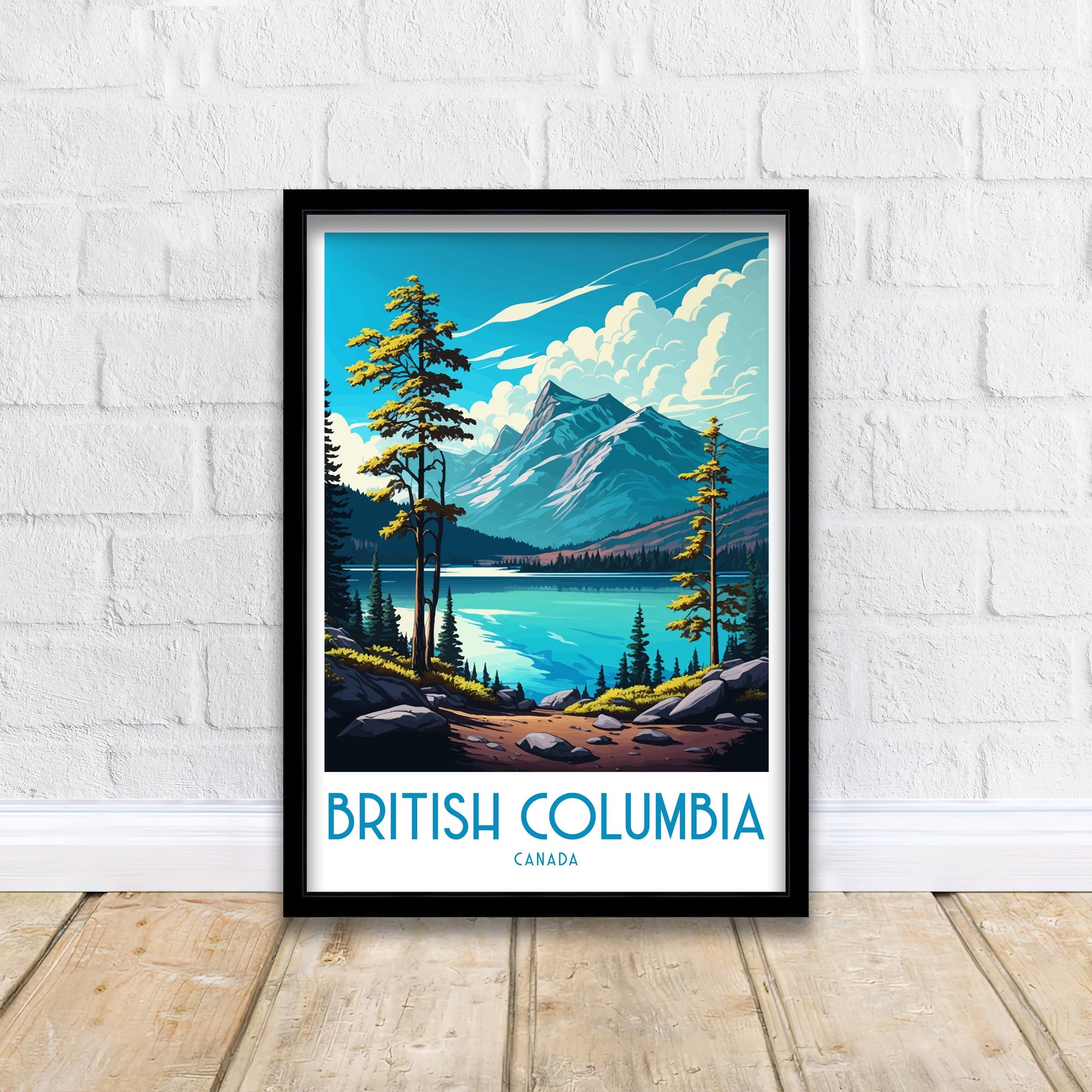 Smith Rock Oregon Travel Poster | Pacific Northwest Art Print