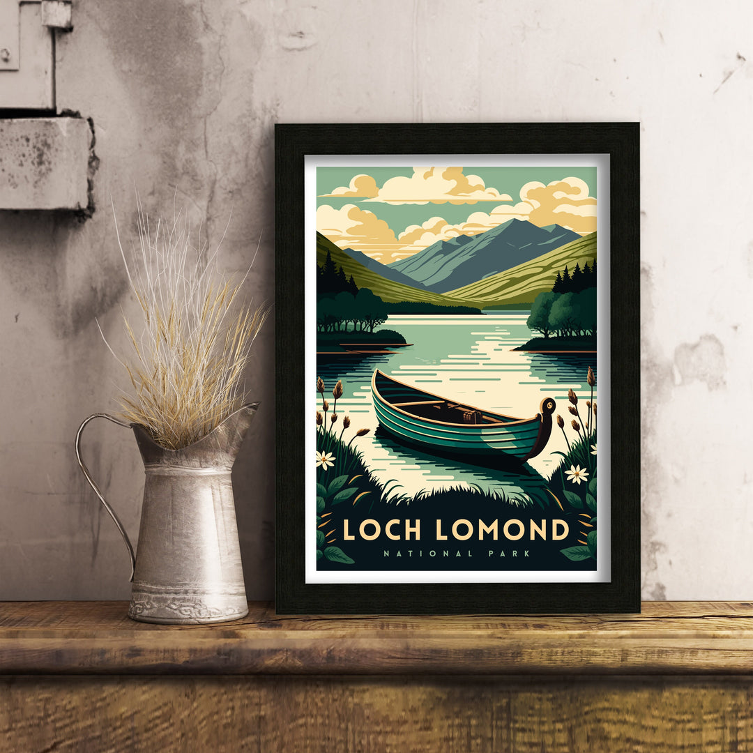 Loch Lomond Travel Poster