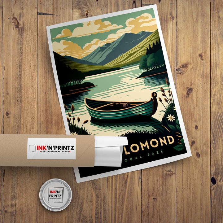 Loch Lomond Travel Poster