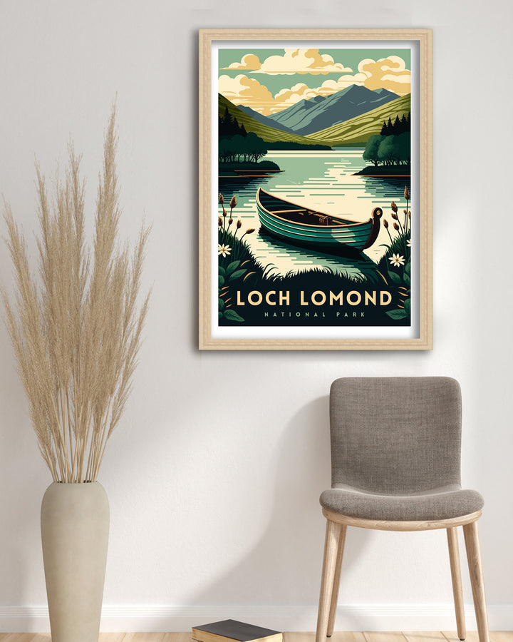 Loch Lomond Travel Poster