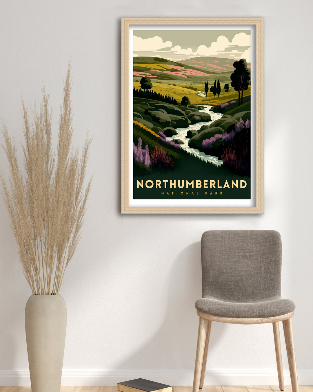 Northumberland National Park Travel Poster ,