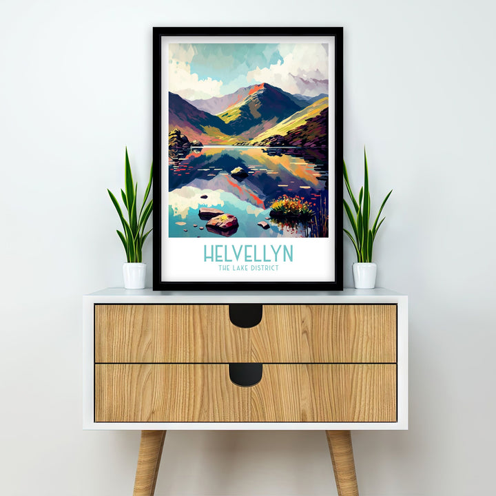 Helvellyn Travel Poster