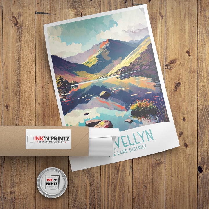 Helvellyn Travel Poster