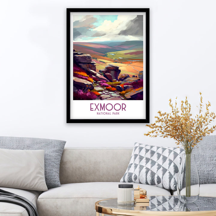 Exmoor National Park Travel Poster