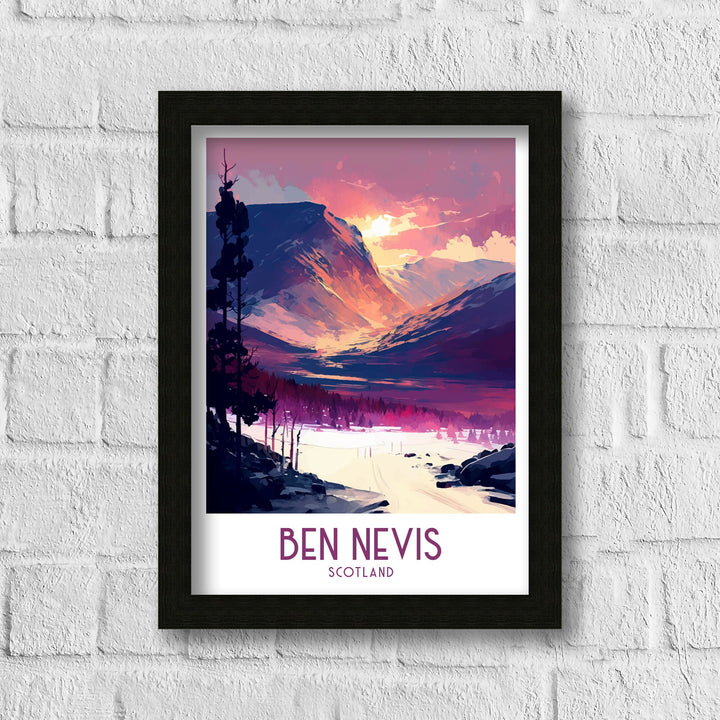 Ben Nevis Travel Poster