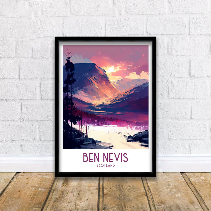 Ben Nevis Travel Poster