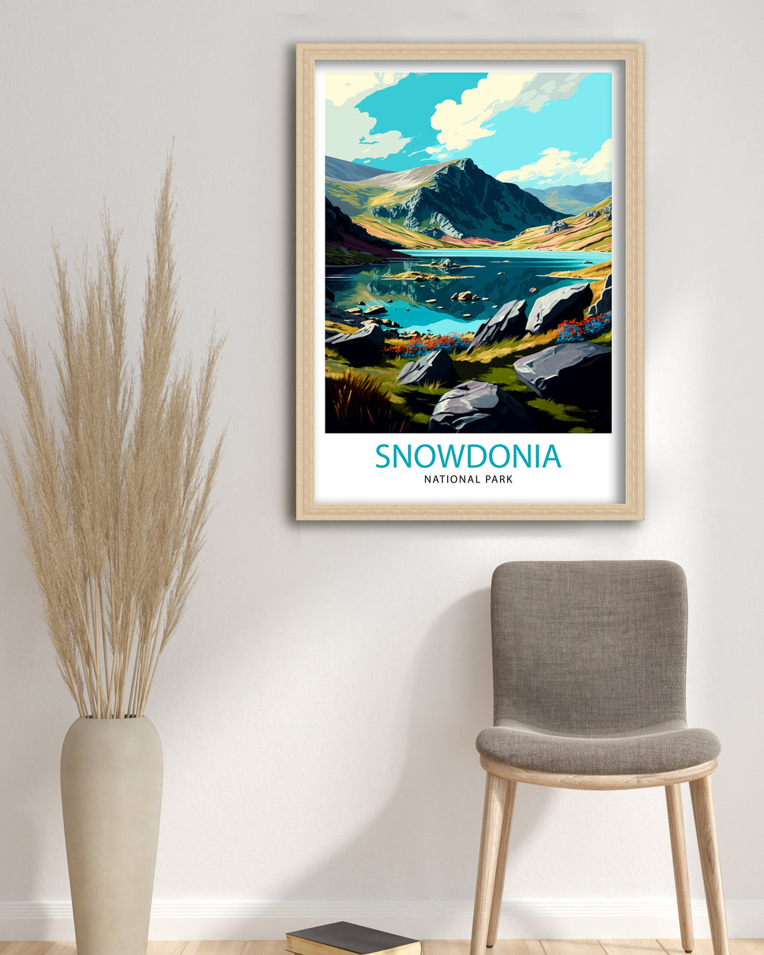 Snowdonia Travel Poster | Snowdonia Poster