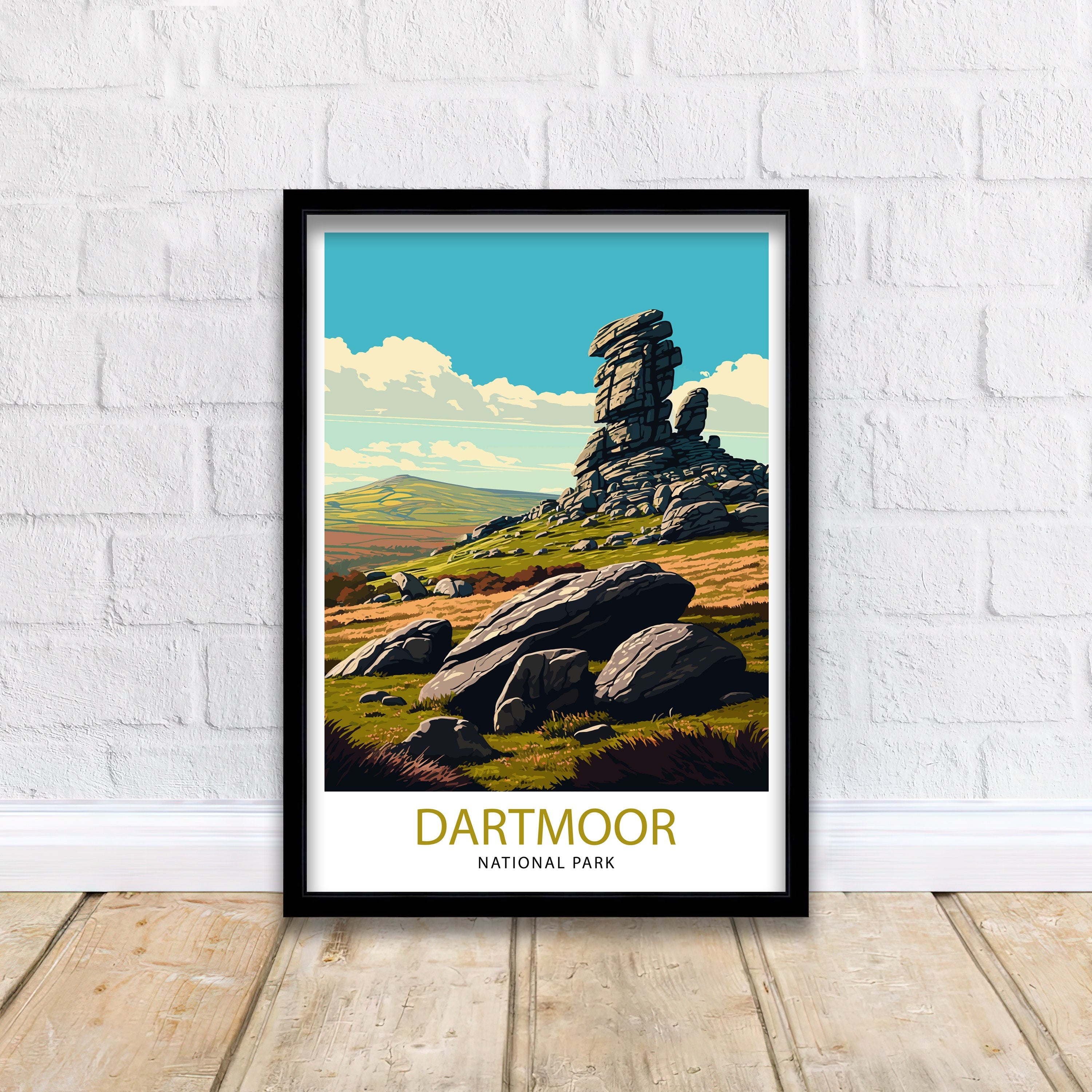 Dartmoor National Park Print | Devon Landscape Art
