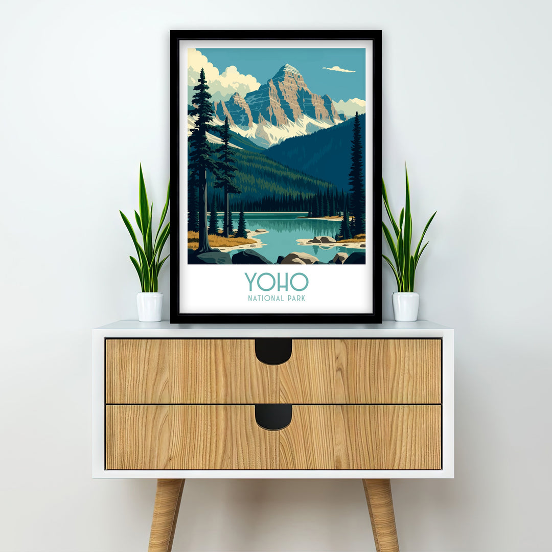 Yoho National Park Travel Poster