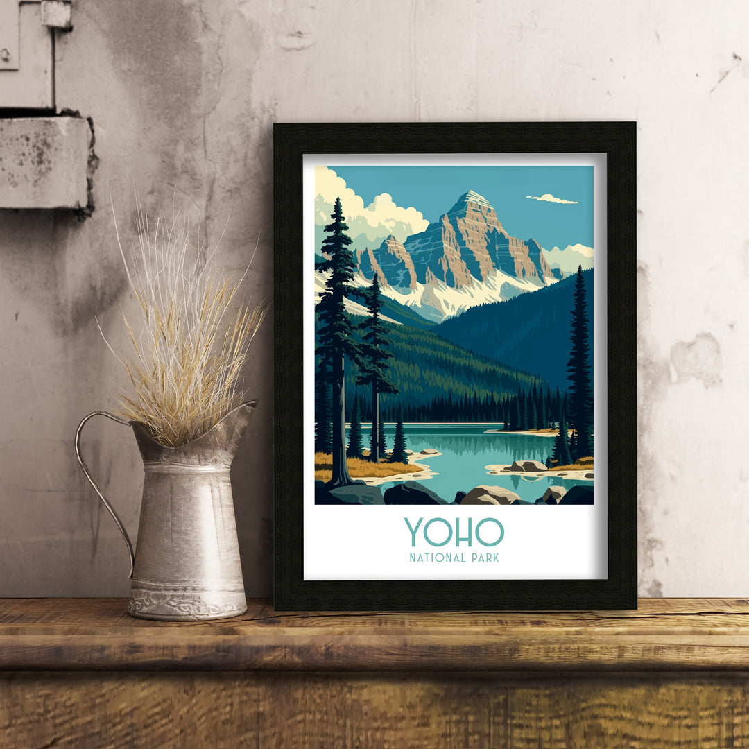 Yoho National Park Travel Poster