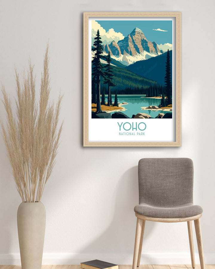 Yoho National Park Travel Poster