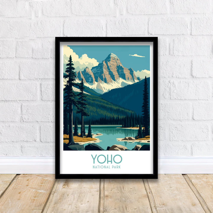 Yoho National Park Travel Poster