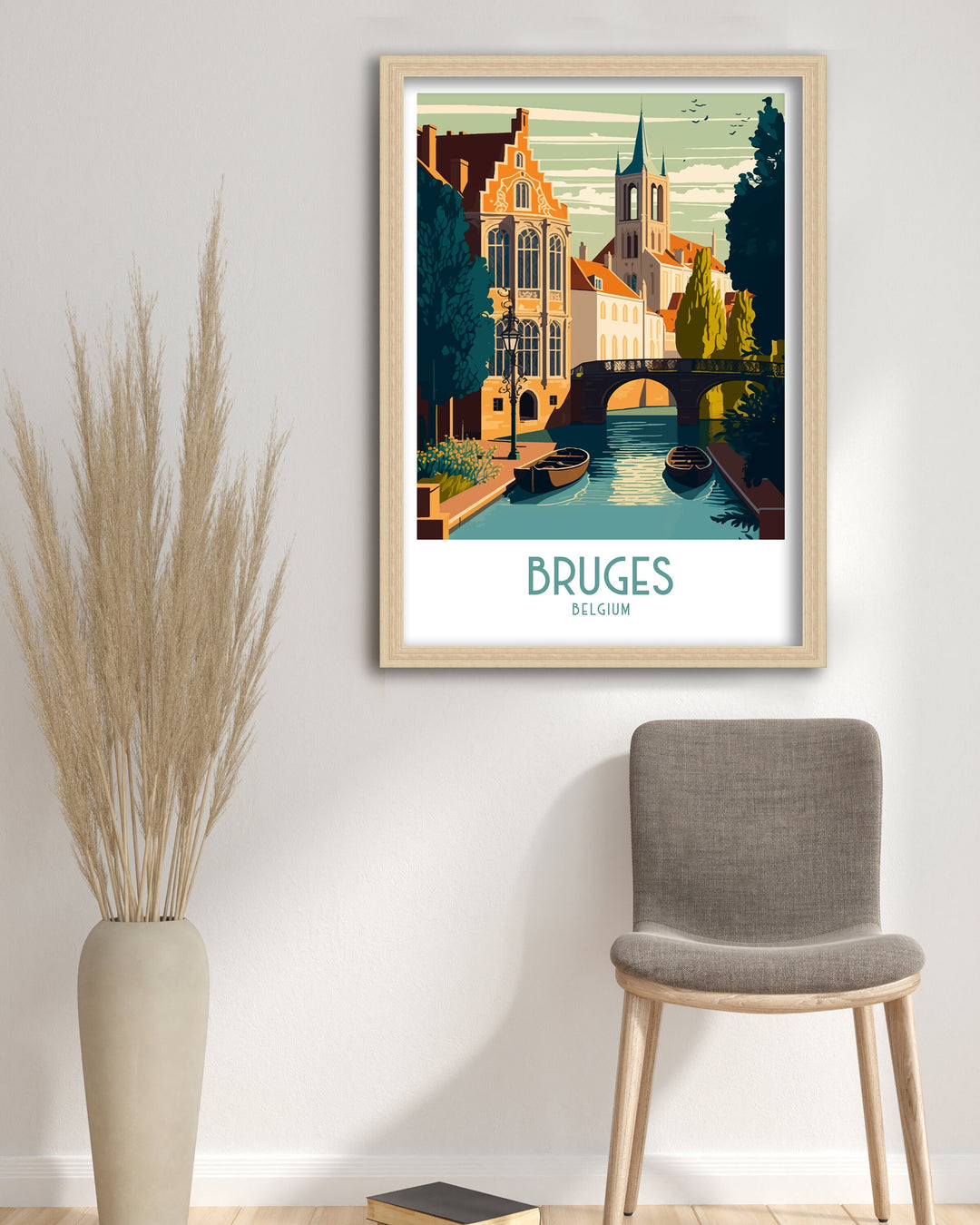 Bruges Travel Poster