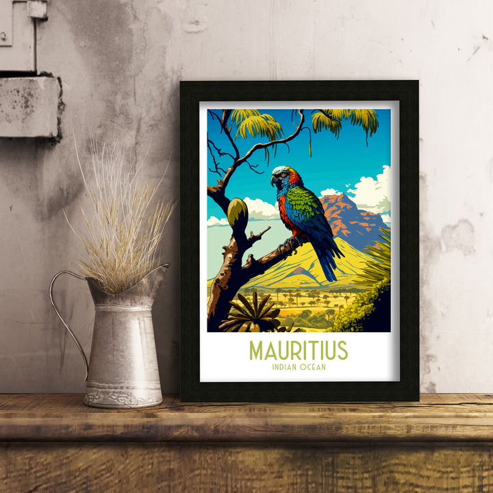 Mauritius Travel Poster