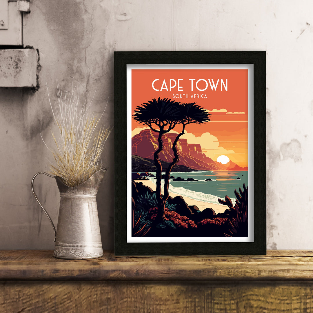 Cape Town Travel Poster