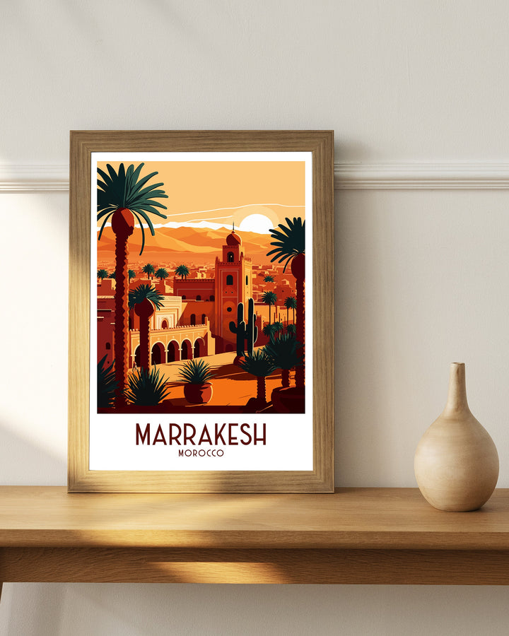 Marrakesh Travel Poster