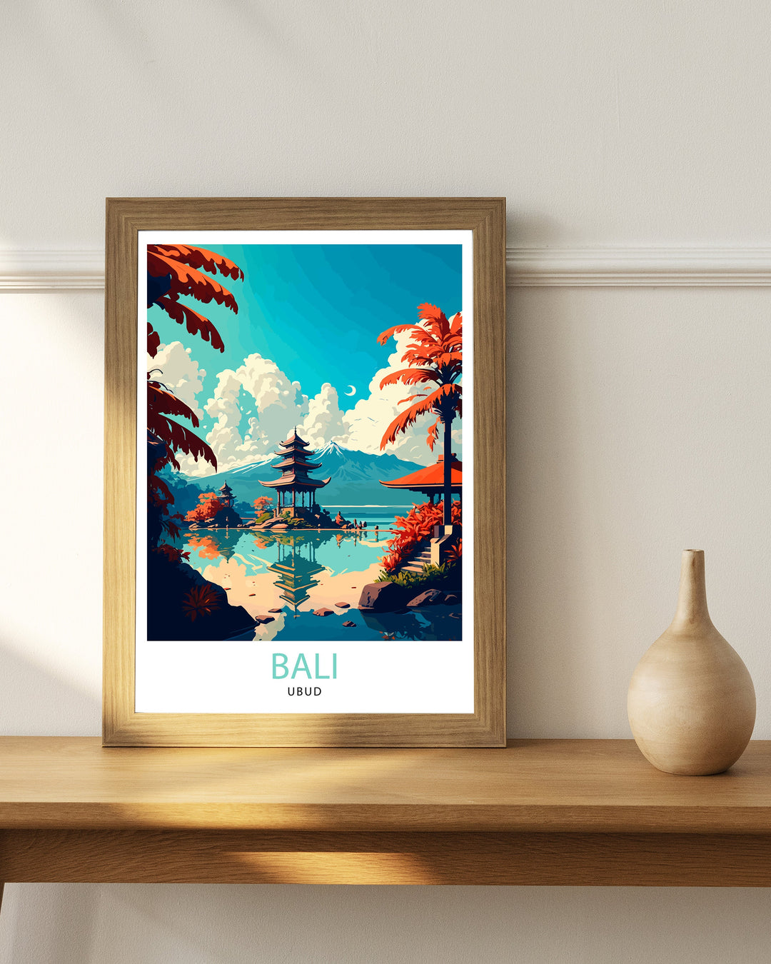 Ubud Bali Travel Poster Bali