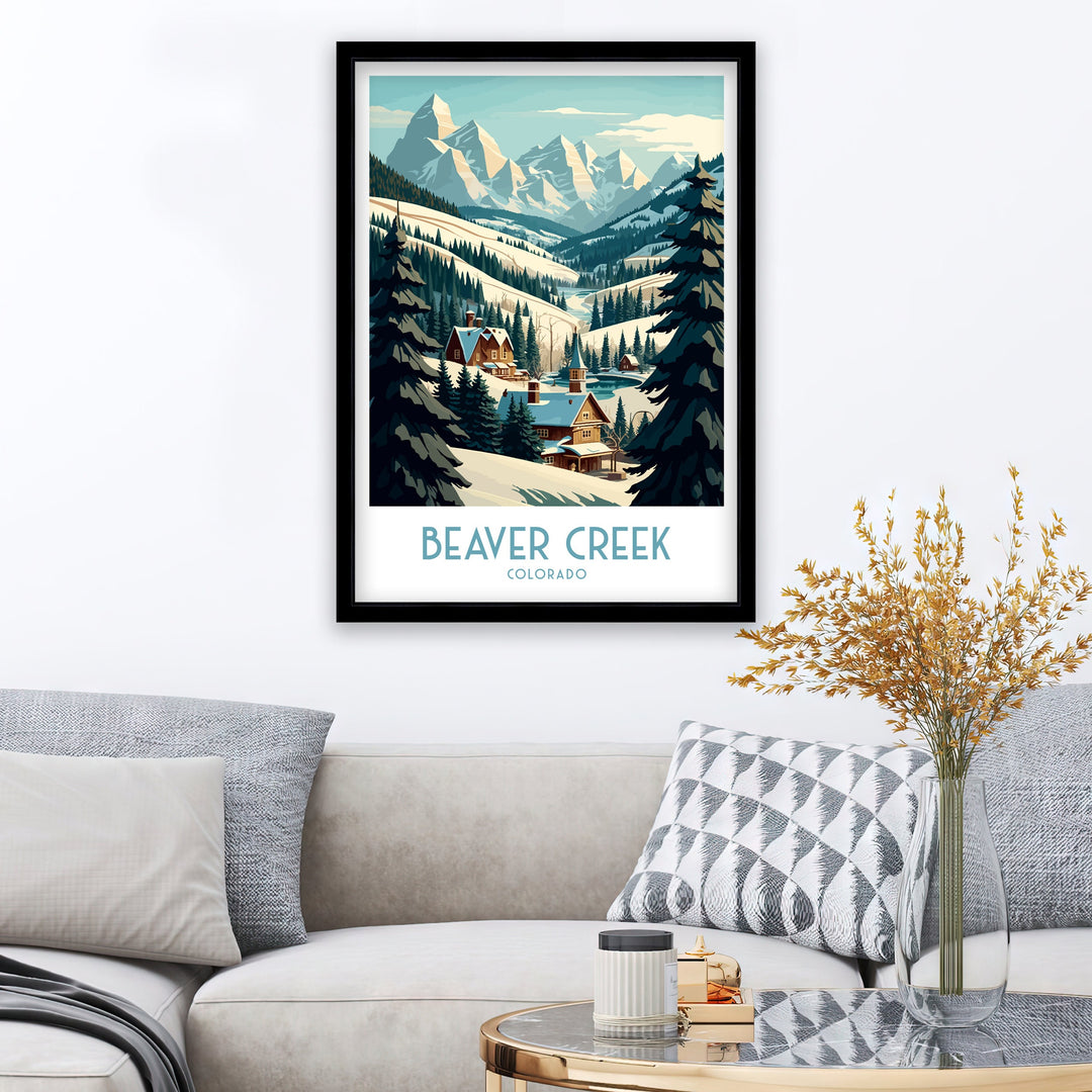 Beaver Creek Travel Poster