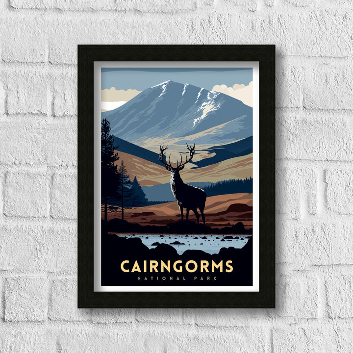 Cairngorms National Park Travel Poster