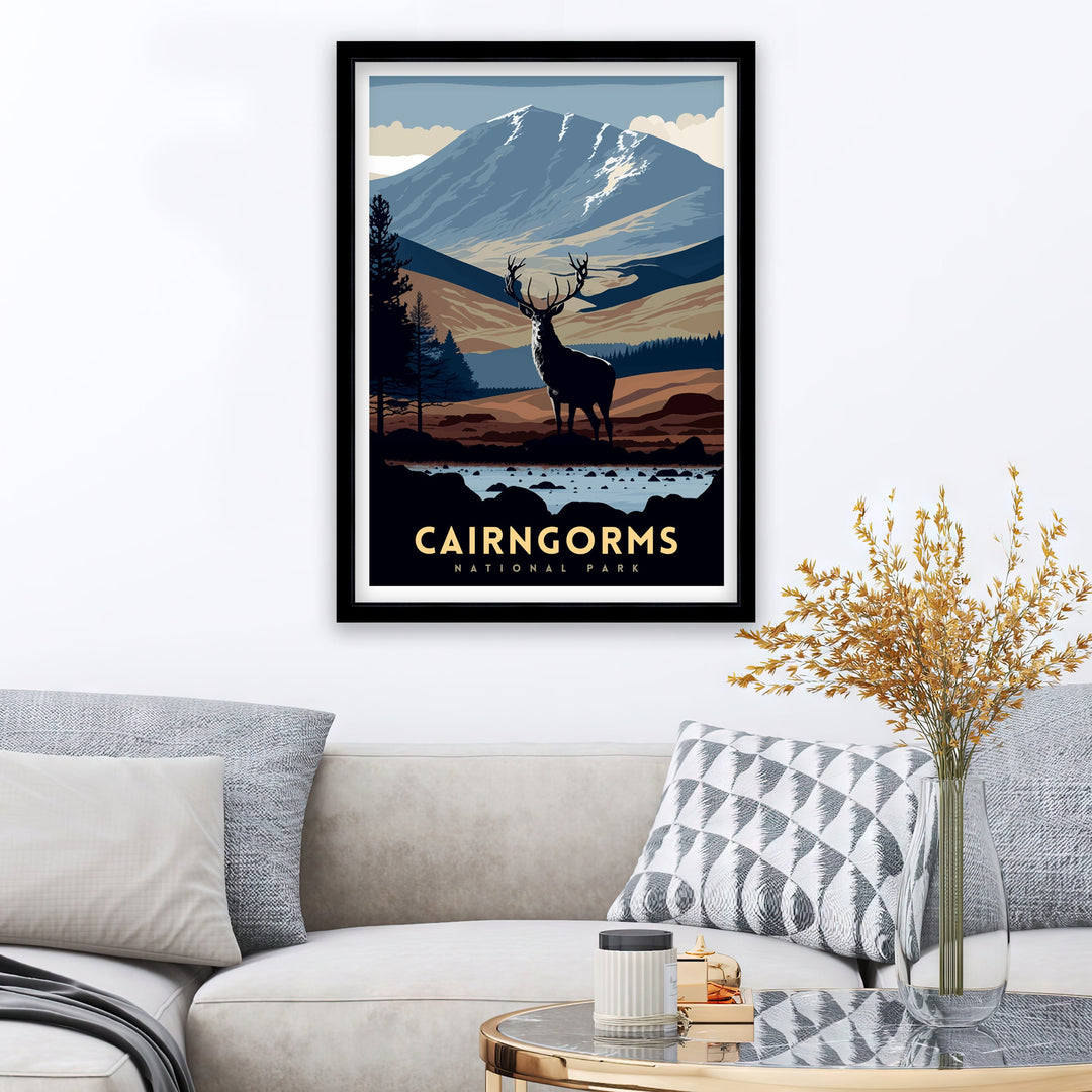 Cairngorms National Park Travel Poster