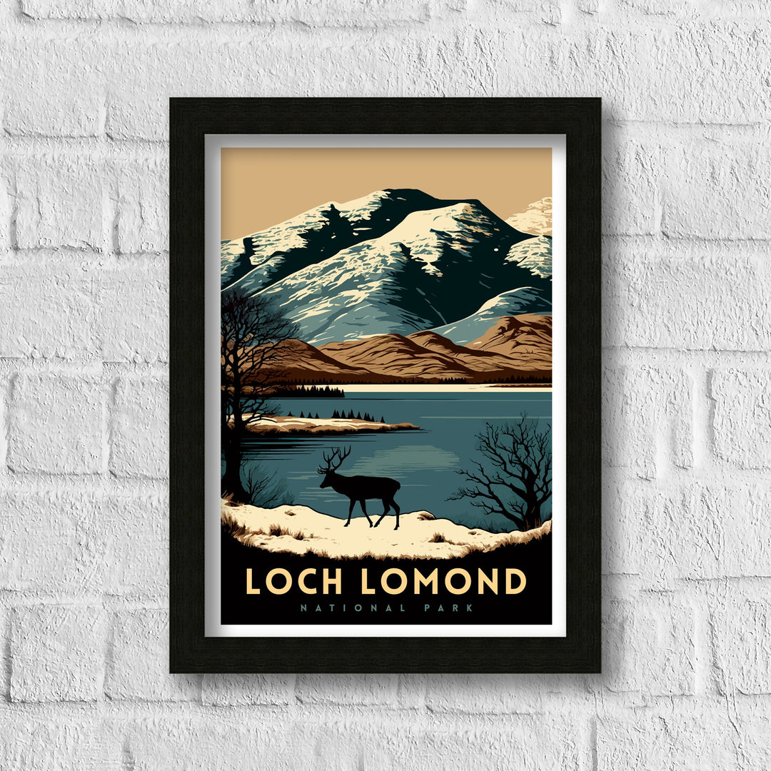 Loch Lomond Travel Poster