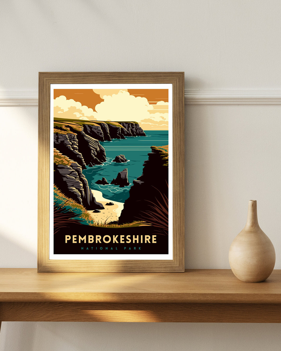 Pembrokeshire Travel Poster