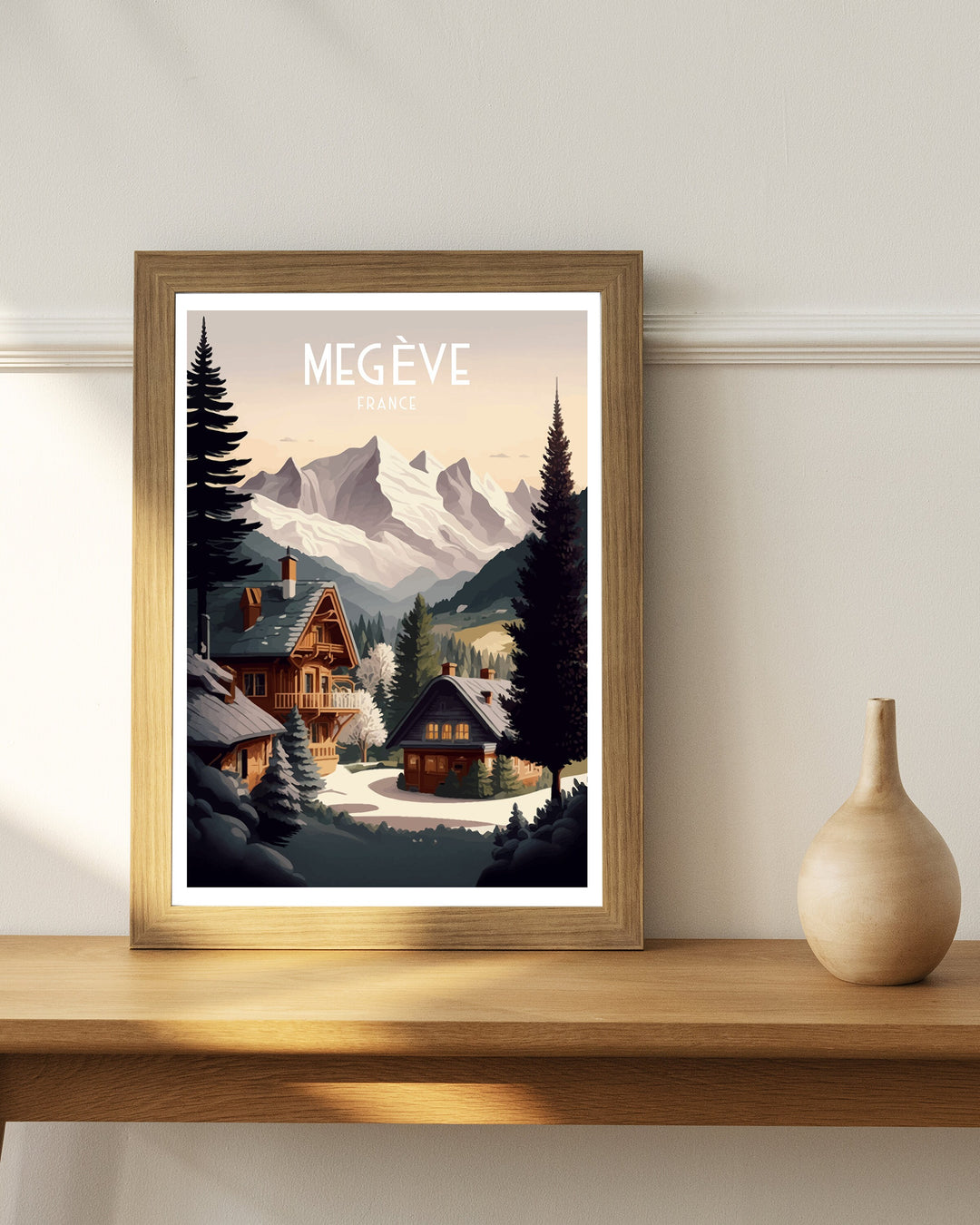 Megeve Ski Poster