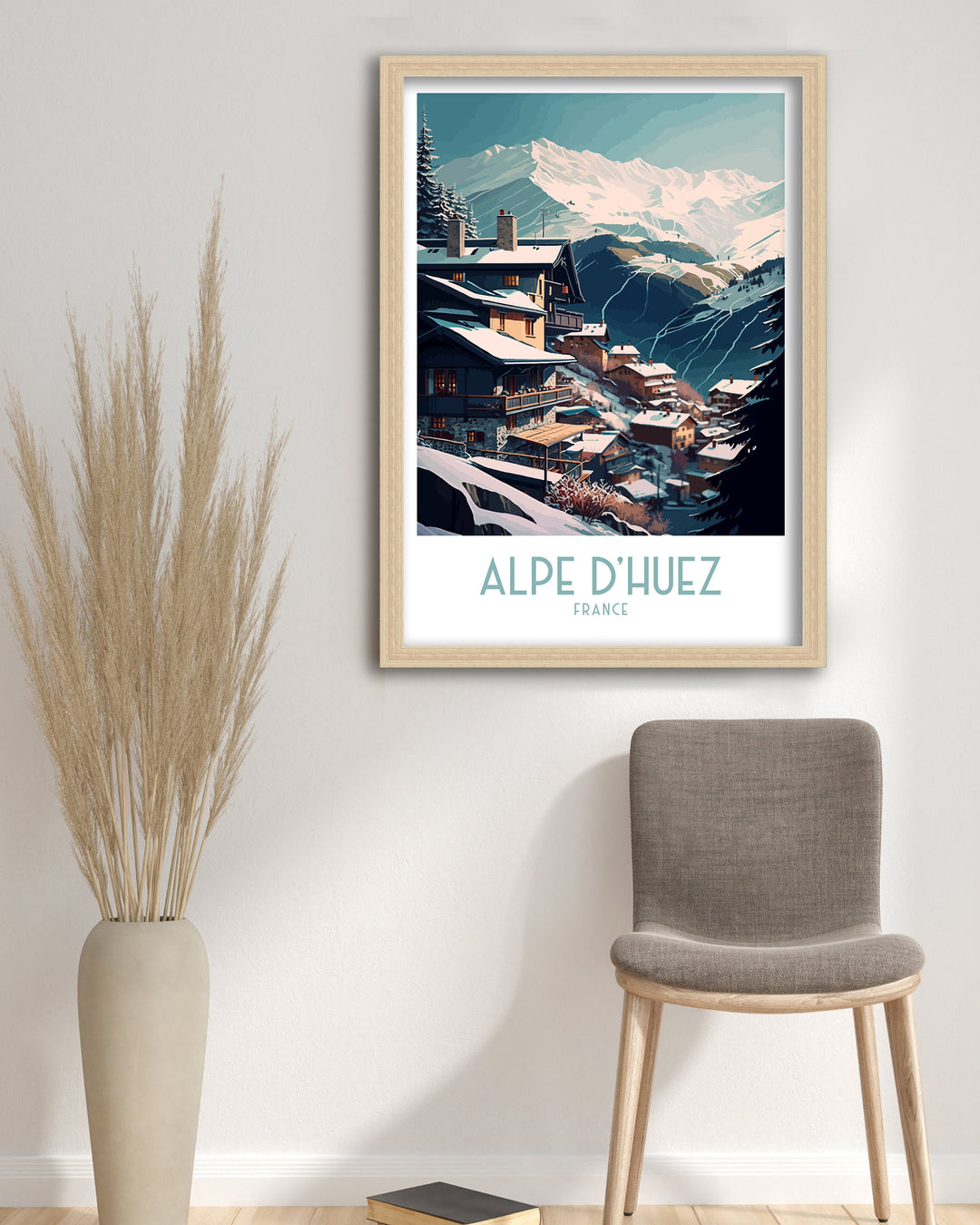 Alpe d'huez Ski Poster