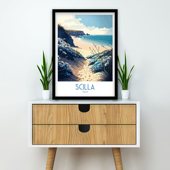 Scilla Travel Poster