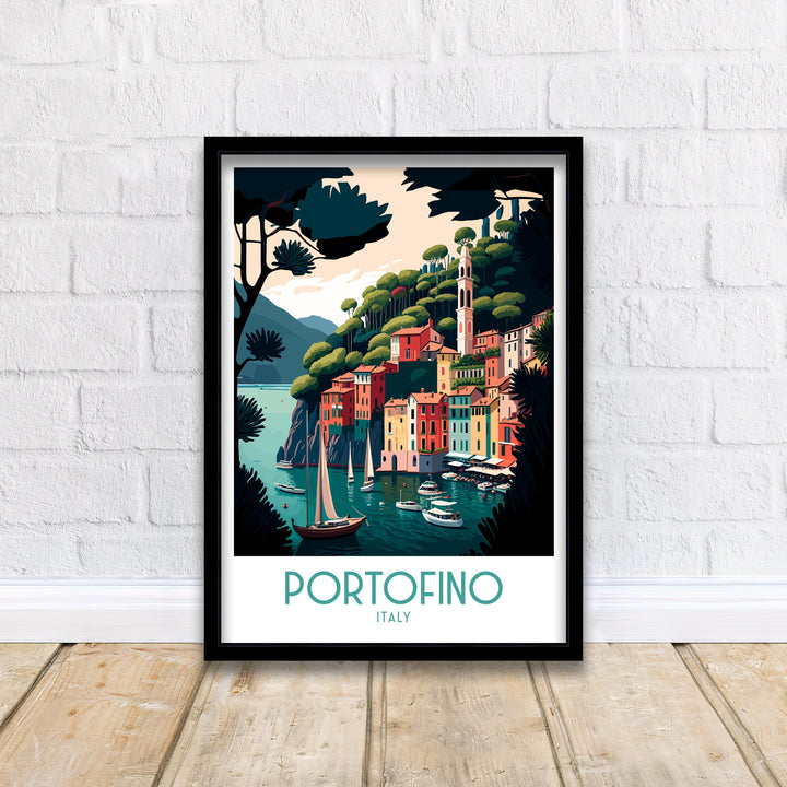 Portofino Travel Poster Portofino