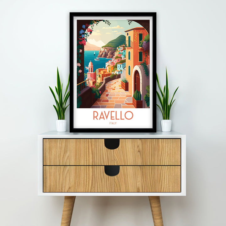 Ravello Italy Travel Poster Ravello