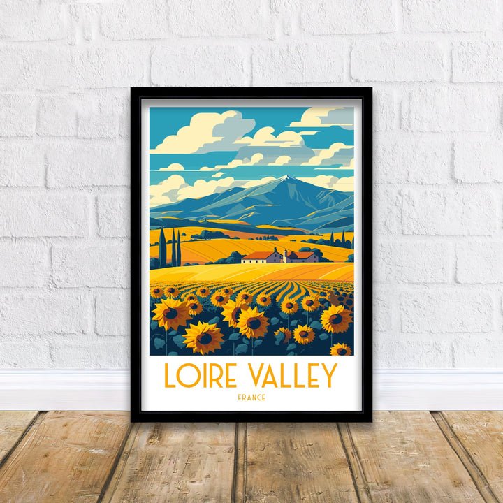 Loire Valley Travel Poster