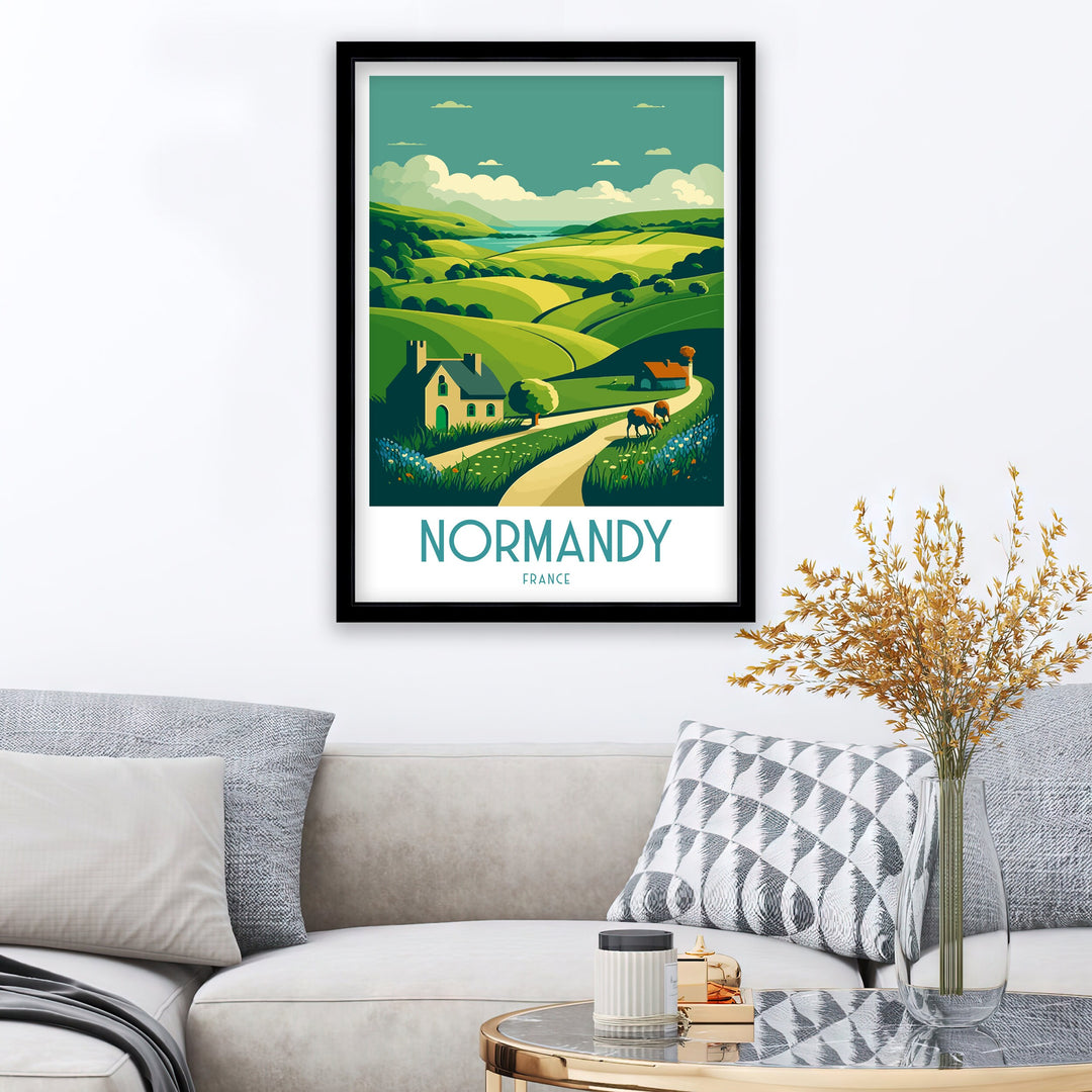 Normandy Travel Poster Normandy