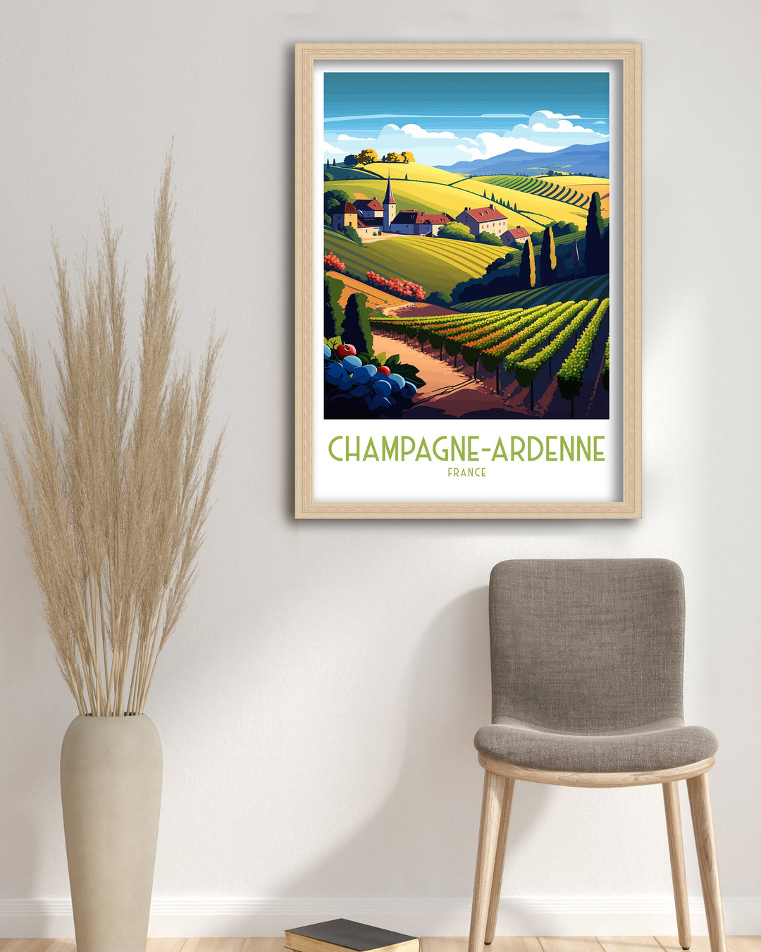 Champagne Ardenne Travel Poster Champagne Ardenne