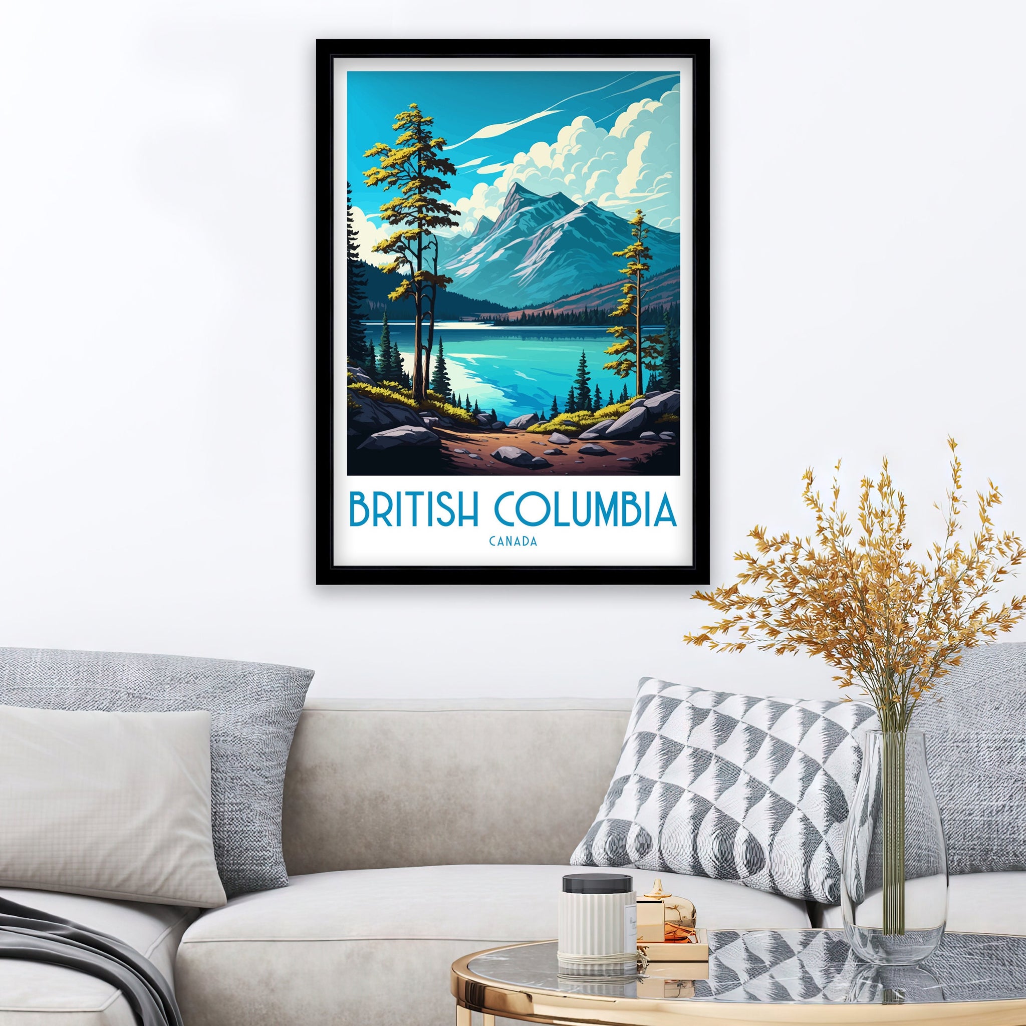Smith Rock Oregon Travel Poster | Pacific Northwest Art Print