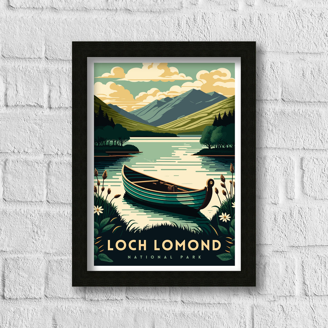 Loch Lomond Travel Poster