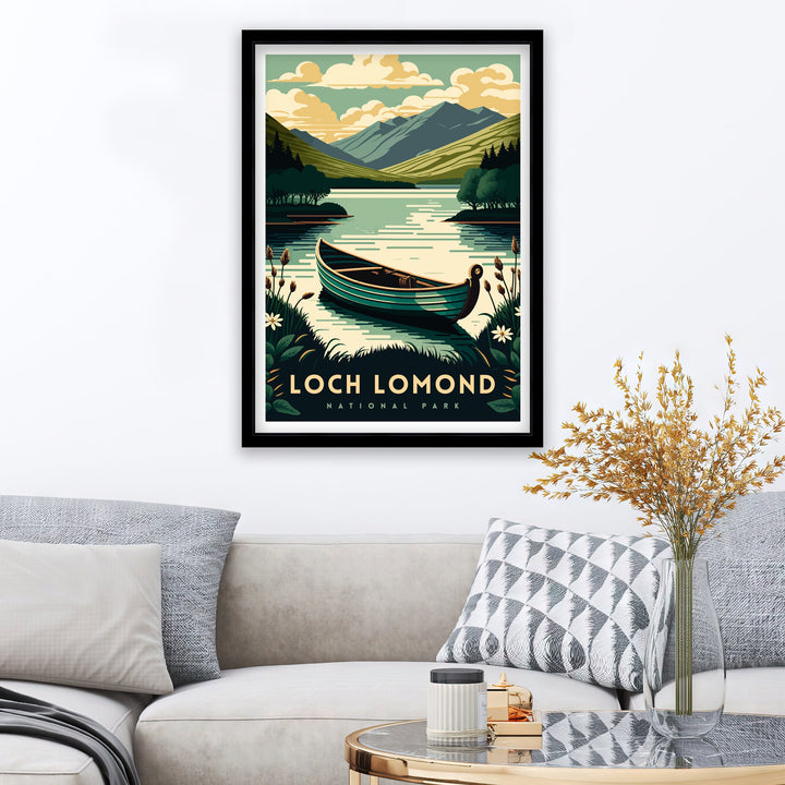 Loch Lomond Travel Poster