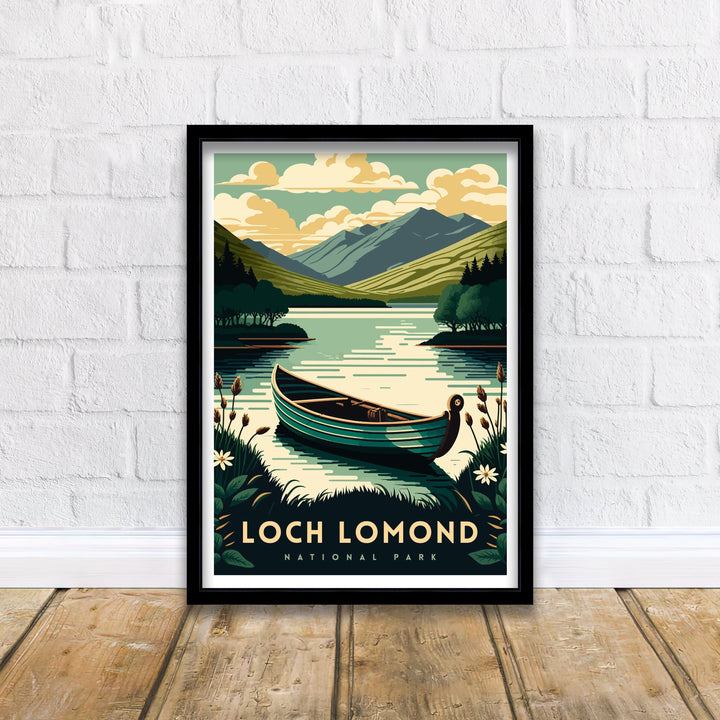 Loch Lomond Travel Poster