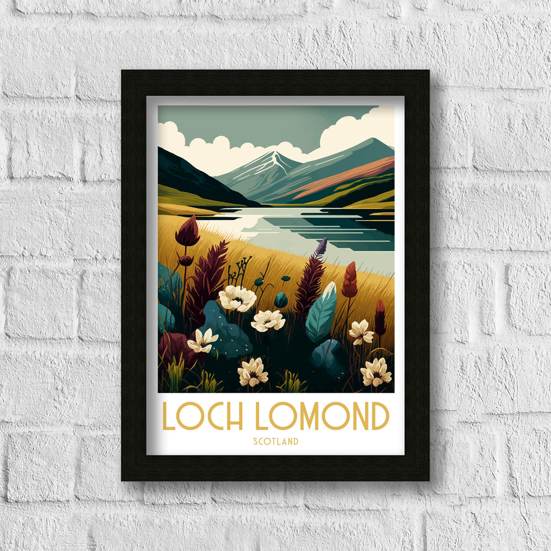 Loch Lomond Travel Poster