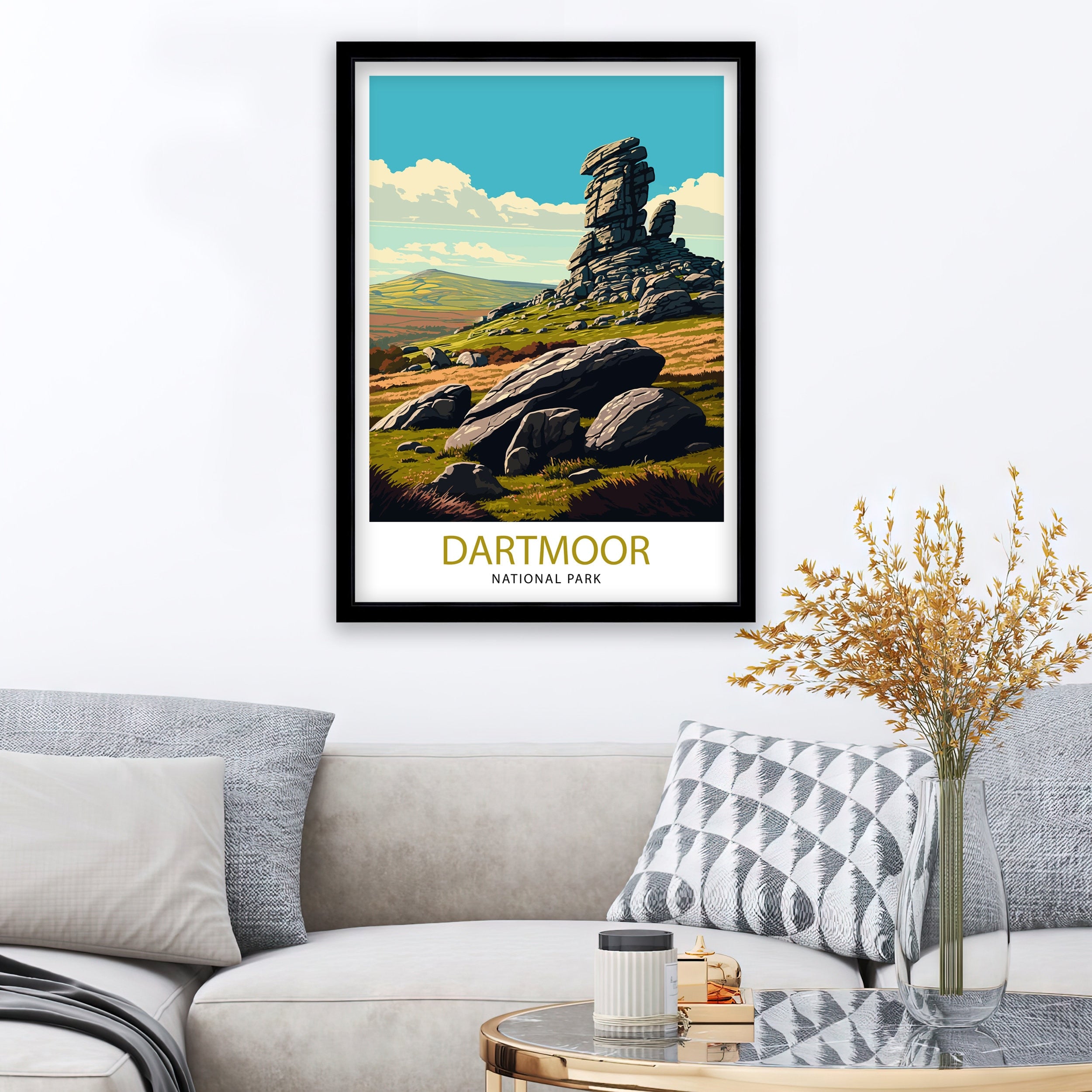 Dartmoor National Park Print | Devon Landscape Art